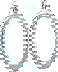 1 Pipe, Iron, Electro Galvanized Conduit Clamp